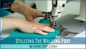 utilizing the walking foot