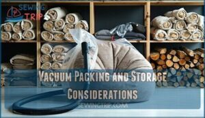 vacuum packing and storage considerations