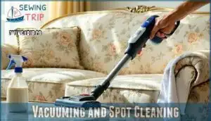 vacuuming and spot cleaning vacuuming and spot cleaning