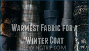 warmest fabric for a winter coat