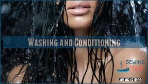 washing and conditioning