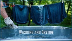 washing and drying