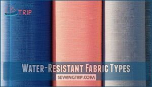 water-resistant fabric types water-resistant fabric types