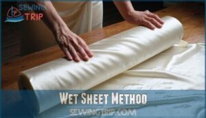 wet sheet method