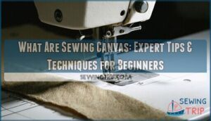 what are sewing canvas