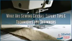 what are sewing canvas