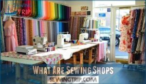 what are sewing shops