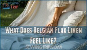 what does belgian flax linen feel like