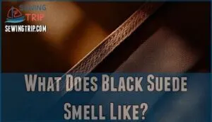 what does black suede smell like