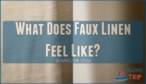 what does faux linen feel like