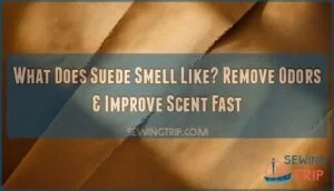 what does suede smell like