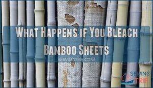 what happens if you bleach bamboo sheets