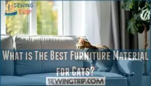 what is the best furniture material for cats