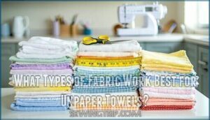 what types of fabric work best for unpaper towels