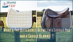 what’s the difference between a saddle pad and a saddle blanket