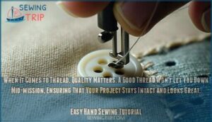 when it comes to thread, quality matters. a good thread won't let you down mid-mission, ensuring that your project stays