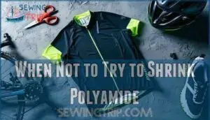 when not to try to shrink polyamide when not to try to shrink polyamide