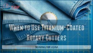when to use titanium-coated rotary cutters