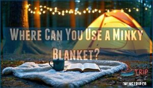 where can you use a minky blanket