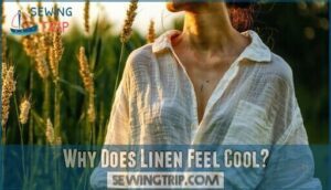 why does linen feel cool