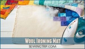 wool ironing mat