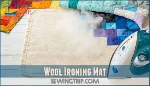 wool ironing mat