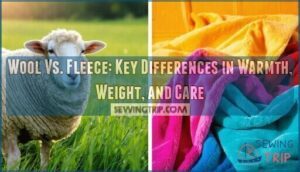 wool vs fleece difference