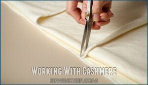 working with cashmere