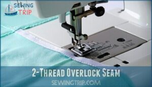 2-thread overlock seam