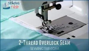 2-thread overlock seam