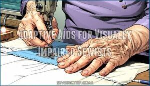 adaptive aids for visually impaired sewists