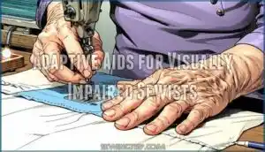 adaptive aids for visually impaired sewists
