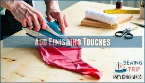 add finishing touches