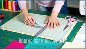 adding seam allowance