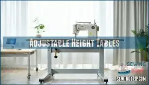 adjustable height tables