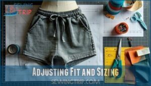 adjusting fit and sizing