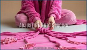 adjusting knot spacing