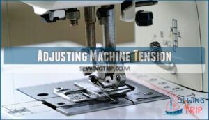 adjusting machine tension