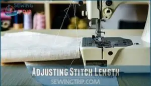 adjusting stitch length