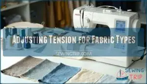 adjusting tension for fabric types
