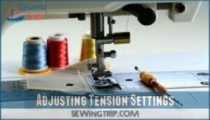adjusting tension settings adjusting tension settings