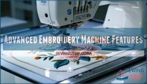 advanced embroidery machine features