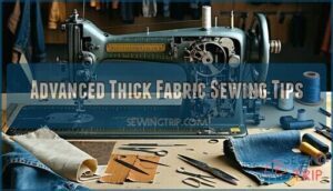 advanced thick fabric sewing tips