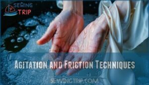 agitation and friction techniques