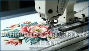 ai optimization for thread tension and stitch density
