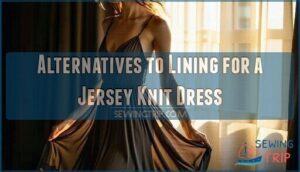 alternatives to lining for a jersey knit dress