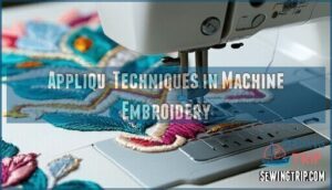 appliqué techniques in machine embroidery