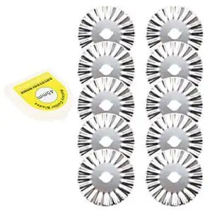AUTOTOOLHOME 10pc 45mm Pinking Blades B07S6CCQ8K