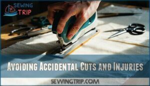 avoiding accidental cuts and injuries