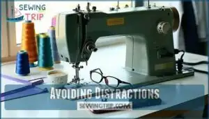 avoiding distractions